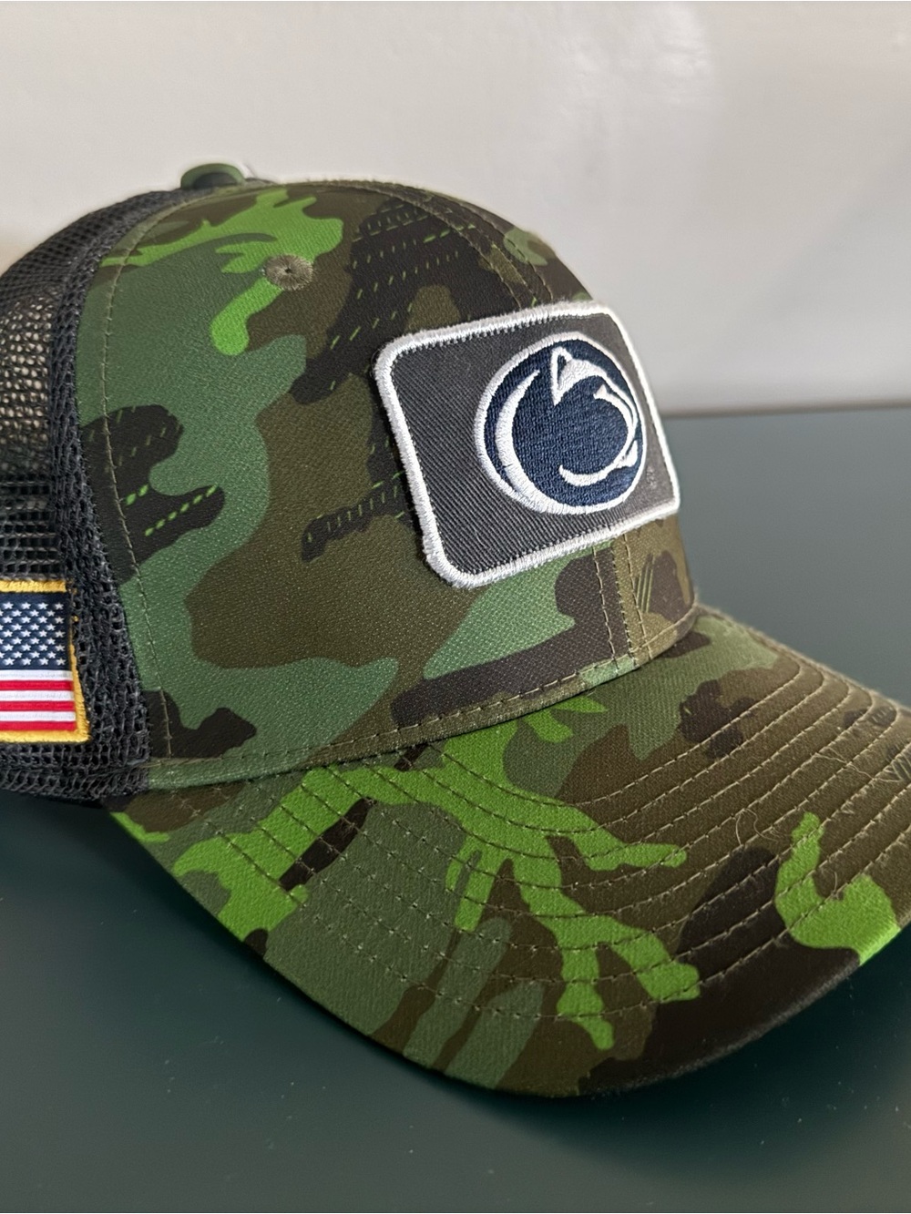 Penn State Nike Camo Trucker SnapBack Hat